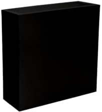 MOOVERE Bac à Fleurs de Couleur Opaque Moderne, pour intérieur/extérieur, pour Plantes et Fleurs en polyéthylène (80cm (80x32x80 cm), Noir)