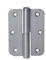 Pernio 9065 Inox medidas: 90x65x24 mm Pala canto redondeado