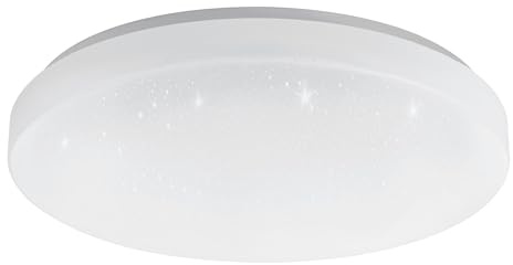EGLO connect.z Smart-Home LED Deckenleuchte Totari-Z | Sternenhimmel Deckenlampe Ø 38 cm, ZigBee, App und Sprachsteuerung Alexa, Lichtfarbe einstellbar (warmweiß-kaltweiß), dimmbar