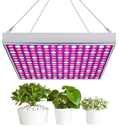 Jopassy 1x 45W Grow Light, 15W LED-Wachstumslicht, Vollspektrum Pflanzenlampe, Grow Lampe für Pflanzen für Zimmerpflanzen, Gemüse, Blume, Anzüge, Indoor Gartenarbeit Gemüse, Grow Tent, Greenhouse