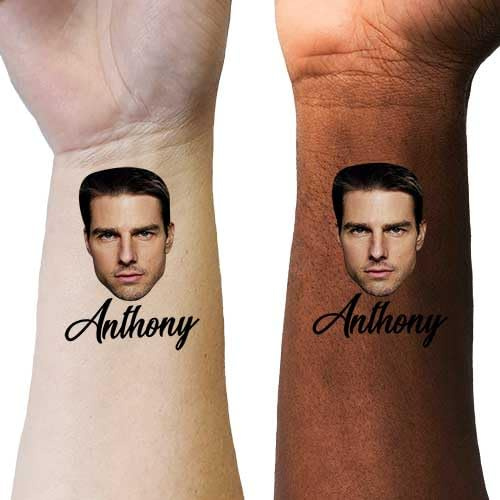 Custom Temporary Tattoos, Custom Tattoo with your face and name, Party Accessory, Stag Dos, Hen Parties. Birthdays, Party Favours, Events Tattoo (24 Tattoos)