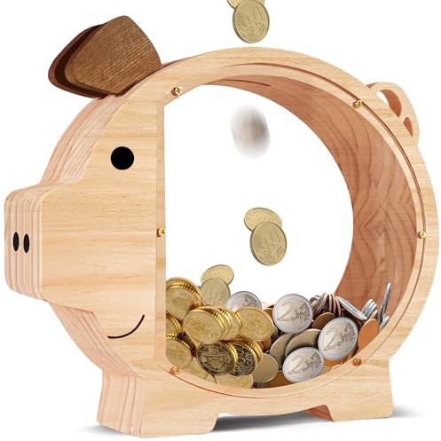 Sparschwein für Kinder Geld sparen,große unzerbrechliche Rechnungen, Münzwechsel, Geldspardose, Kindergeburtstagsgeschenk, Kinderzimmer-Dekor