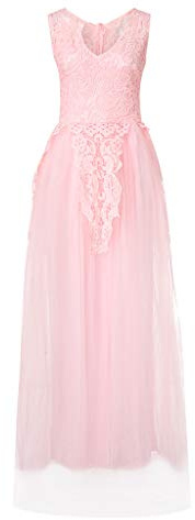 Brautkleid Damen Lang| Spitze Hochzeitskleider für | Brautkleider Grosse Grössen Damen V-Ausschnitt A-Linie Tüll Standesamt Kleid mit Schleppe Prinzessin Brautmode Tunika Kleid Frauen Abendkleider