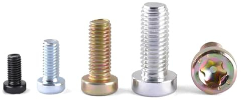 Farbverzinkte Torx-Zylinderkopfschrauben M6-M12, 10 Stück, M6x14-Farbbeschichtung