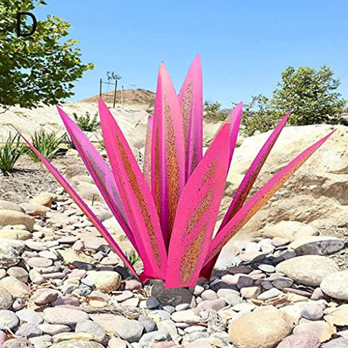 esmen Statue de Jardin 2 pièces Tequila Sculpture Rustique Agave Plante décor extérieur Jardin Cour Sculpture pelouse Maison Art décoration Statue