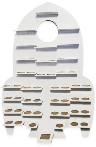 MOLILAND Sammlervitrine Fächer Setzkasten Holz Sammelbox Kinderzimmerregal, Kinderzimmerdekoration, Hängeregal für Zubehör und Spielzeug