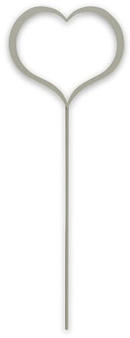 Gruber - mittlerer Gartenstecker für Gartendeko und Balkon Deko, Muttertag | 340 x 120 mm Bodenstecker für Innen- und Außenbereich | Grabschmuck wetterfest, ideal als Gartendeko für draußen, Weiß
