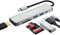 Dalimee USB C Hub 3.0, 5 in 1 USB C Docking Station mit 2xUSB, 4k HDTV, PD100W, SD/TF Kartenleser, Docking Station Typ-C Kompatibel mit iPhone 15/16 Serie, MacBook, iPad, Laptop, usw.