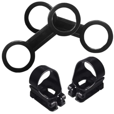 Abaodam Schnorchelmaskenhalter mit Taucherbrille Abs Flexibel und Verstellbar 4 Stück und Schnorchel Leicht zu Montieren