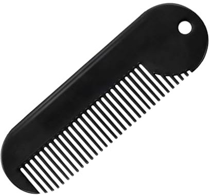 VALICLUD Haarkamm aus Zinklegierung Robuster Bartkamm für Männer Tragbares Haarstyling-tool Praktisches Bartpflege-produkt Kompakter Bart und Haarkamm