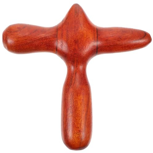 MOTHNUR Asta per Massaggio in Legno Portatile per Piedi Punta per Digitopressione, Massaggiatore per Punti di Agopuntura Ergonomico, Adatto per Rilassamento Corpo Completo a Casa