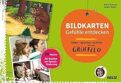Bildkarten Gefühle entdecken: Sehen – Sprechen – Erzählen mit dem Grüffelo (Beltz Nikolo)