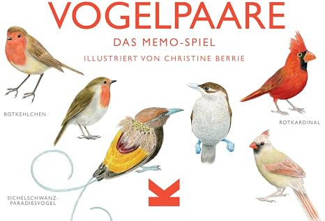 Vogelpaare: Das Memo-Spiel