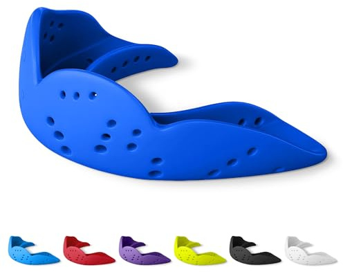 SISU Aero Mouthguard | Sport Mundschutz für Boxen, Hockey, Lacrosse und Kampfsport Dünnes Material, sprechen und atmen bleiben möglich