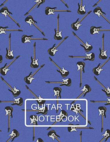 Guitar Tab Notebook: Gitarren Tabulatur Block - Heft für Gitarre als TAB-Block für eigene Notizen, Noten-Block-Alternative für Gitarren-Notation