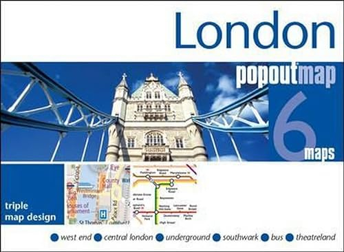 London: PopOut Maps: 3 PopOut maps in one handy, pocket-size format