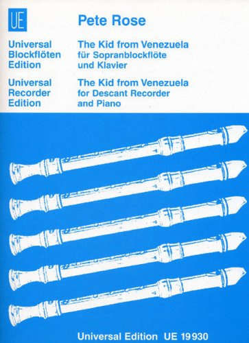 The Kid from Venezuela: für Sopranblockflöte und Klavier: Sopranblockflöte und Klavier. Partitur.