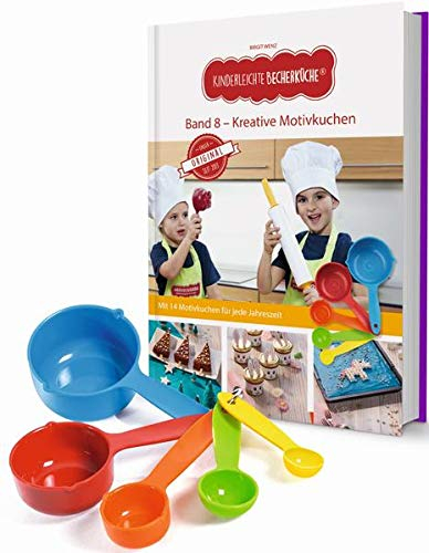 Kinderleichte Becherküche - Kreative Motivkuche (Band 8): Backset inkl. 5 farbigen Messbechern, Mit Motivkuchen für jede Jahreszeit, Original aus Die ... und Kochen für Kinder ab 3 Jahren, Band 8)