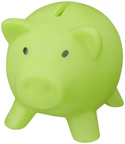 noTrash2003 Tirelire Cochon d'économies de l'argent Décoration Cochon Piggy Miss Verch Couleurs (Lime)