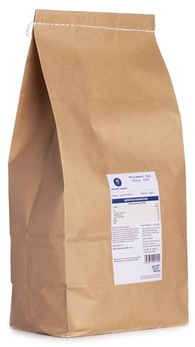 100percent Wholemeal Rye Flour Stoneground - 2kg - Premium Flour - High Fibre - Made in UK