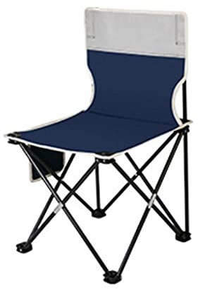 ULZWT Ultraleichter Rucksackstuhl Ultralight Camping Stuhl Tragbarer Klappstuhl, Hochleistungs-Unterstützung 330 Pfund, mit Aufbewahrungstasche, Blauer Strandstuhl Campingausflug im Freien