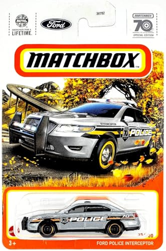 Matchbox Ford Police Interceptor, 70 años Edición Especial 23/100