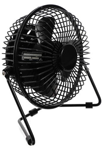 Veemoon ventilateur d'horloge USB ventilateur de table intelligent alimentation usb horloges portatif mené électrique l'e LED