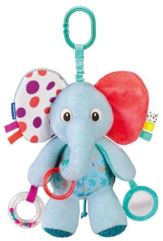Ravensburger 4855 Play+ Entdecker-Elefant, Kuscheltier mit vielen Spieleffekten, für zuhause und unterwegs, Baby-Spielzeug ab 0 Monaten