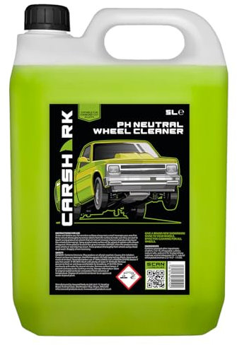 CARSHARK PH Neutral Wheel Cleaner 5 Litre, Effective Cleaning for All Wheels