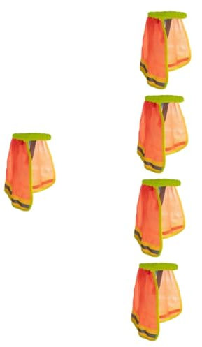 KITANDOVE 5St Reflektierende Sonnenschutz-Hutabdeckung Helm reflektierende Abdeckung Anstoßkappen für elastikband zwillengummi Schutzhelme Helm Nackenschutz Helmvisier Netzstoff