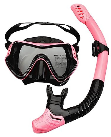 KITANDOVE Schwimmbrille Mit Atemschlauch Taucherbrille Für Brillenträger Schnorchel-Schwimmbrille Mit Nasenschutz