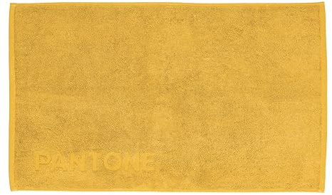 PANTONE - Tappeto Bagno Assorbente Resistente in 100% Morbido Cotone Certificato OEKO-TEX, Tappetino Bagno Elegante Colorato e Lavabile, Tappeti Bagno Pratici, Durevoli e Confortevoli, 1 Pezzo 50x80