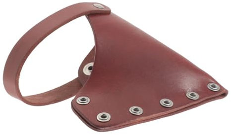 HOMOCONO Leather Protector Cover Outdoor Tool Sheath for Camping Reinforced Rivets Convenient and Stylish Carrying for and