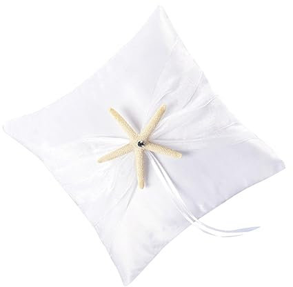 MAGICLULU Hochzeitskissen Seestern Trägerkissen Für Western Hochzeit Verlobungsgeschenk