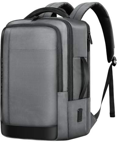Besttravel Sac à dos élégant pour ordinateur portable, pratique et étanche de 25 L, pour ordinateur portable de 15,6, sac à dos pour homme avec port de charge USB-C, sac de travail parfait pour le