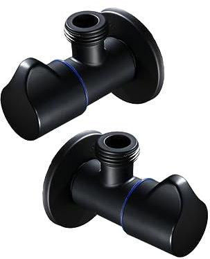 DOITOOL 2x Duschsteuerventil Aus Massivem Messing Stabiler Stopper Für Wassersprühdusche Einfache Installation Für Handsprüher