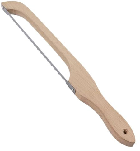 Generico Cutter a filo di pane in legno, taglierina per plancia | a pasta di pasta digata - in acciaio inossidabile, persino strumenti da forno, utensili da taglio delle forniture da forno