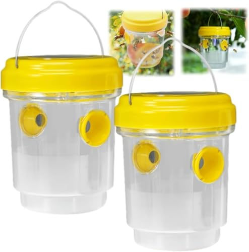Piege A Guepes Exterieur Tap Trap, Kit Piege A Frelon pour Bouteille Plastique Interieur, Piege Frelon Asiatique Selectif, Piege Guepes Et Frelons Exterieur, Piege Moustique, Mouche, Moucheron