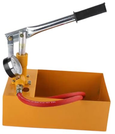 Alipis 1 Juego De Bomba De Prueba Hidrostática, Comprobador De Fugas De Tuberías De Agua, Bomba Hidráulica Manual De Prueba De Presión De Agua Con Tanque De Manómetro De 25 Kg