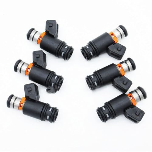 QIBBEI Motorteile 6 Stück/l Qualitäts-Einspritzdüsen IWP022 PASSEND FÜR Golf Jetta Van AFP VR6 2.8 AES Euro 805000348303 021906031D