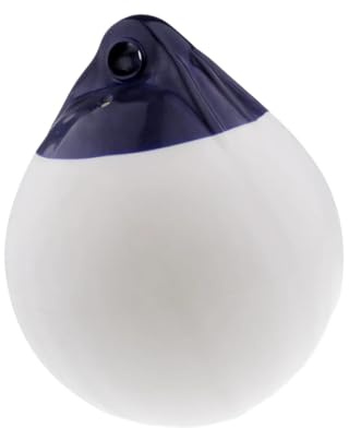 SZLIFE Boa di Ormeggio per Barche a Vela, Accessorio Nautico con Foro, PVC 30x, Bianco