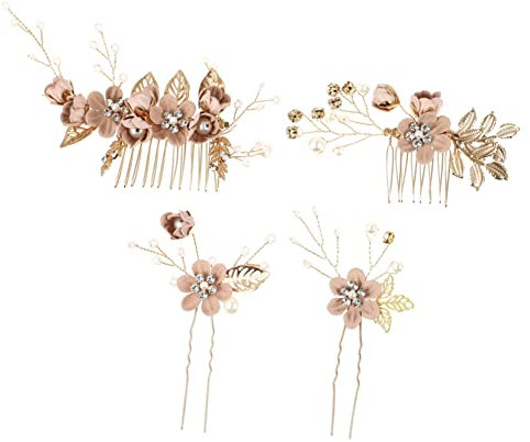 VALICLUD Pettine Per Da Sposa Forcine Francesi Di u Fermagli Per Di Cristallo Adatti Per Vari Acconciature e Fissaggio Facile Nei