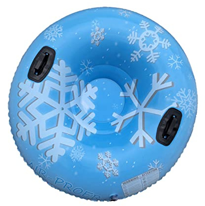 Milisten Aufblasbarer PVC Snowtube Schneeschlauch Verdickt Kältebeständig Winter Outdoor Snowtubing Schlitten