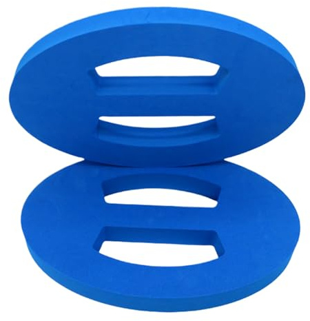 Discos de fitness para piscina, pesas de agua, 2 piezas de espuma EVA ligera, ajustables, compactos, de fácil agarre, tonificación muscular, herramientas de resistencia de natación para principiantes