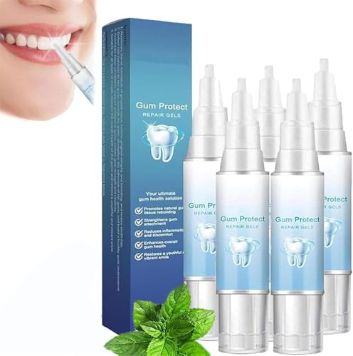 El Gel Protector de Encías y el Lápiz Blanqueador nutren los dientes, eliminan manchas y refrescan el aliento.