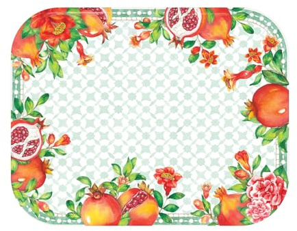 Les Jardins de la Comtesse - Petit Plateau en Mélamine Pure - Plateau de Présentation du Service de Table - Collection Séville - Vaisselle MelARTmine - 33x26 cm