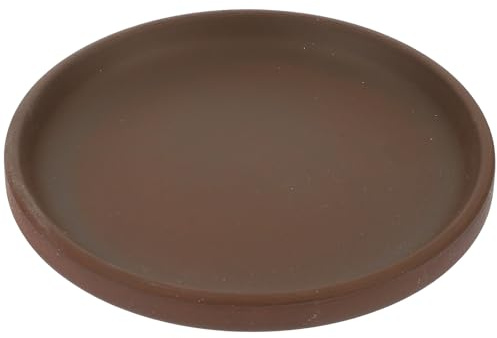 JOINPAYA Sottovaso in Ceramica Rotondo 12,5 Cm per Vasi da Fiori e Bonsai, Vassoio Antigoccia Resistente per Piante da Interno e Giardino