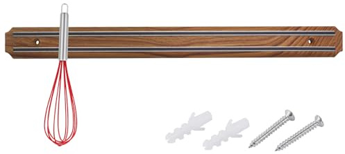 Magnetischer Schneidehalter – Holz 55 cm 505 g | Werkzeughalter für Kühlschrank, Organizer für Küchenutensilien, Aufbewahrungsband ohne Bohrmaschine | Messerstange zur Wandmontage