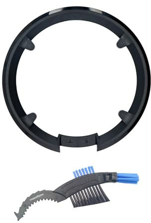 maxxi4you Shimano - Anello di protezione per catena per FC-MT100, 40 denti (40T), nero, plastica, con spazzola, senza viti