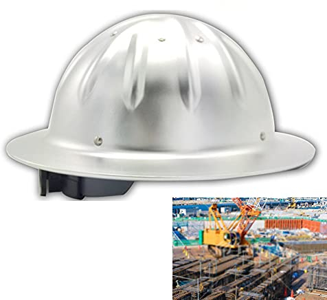 Schutzhelm, Aluminiumhelm Schutzhelme Aluminiumlegierung Helm Hochfester Helm Arbeitshelm Einstellbarer Schutzhelm Bauhelm Aluminium Hart